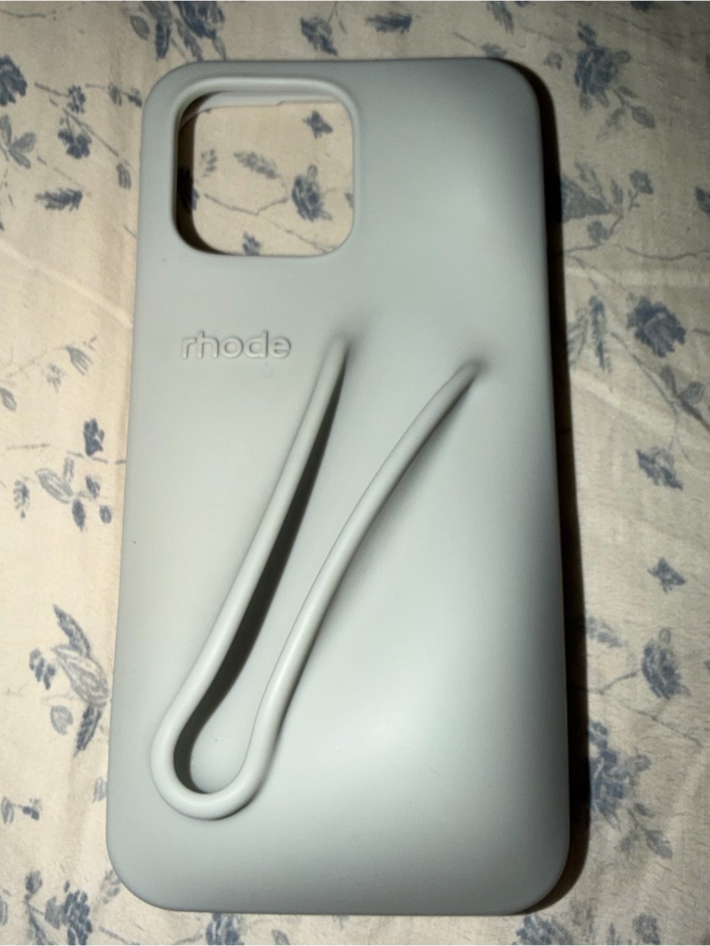 Rhode Silicone Phone Case Gray iPhone 16 Pro Max